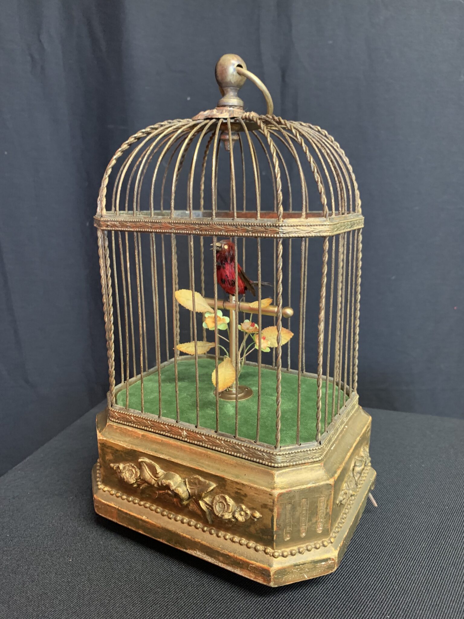 Clockwork Singing Bird in a Gilded Cage | The House of Automata